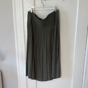 J. Jill Sage green  A-Line Skirt size XL